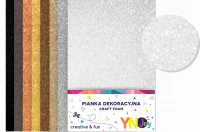 1. Interdruk Pianka Dekoracyjna 8 Sztuk Brokat Glam 279453